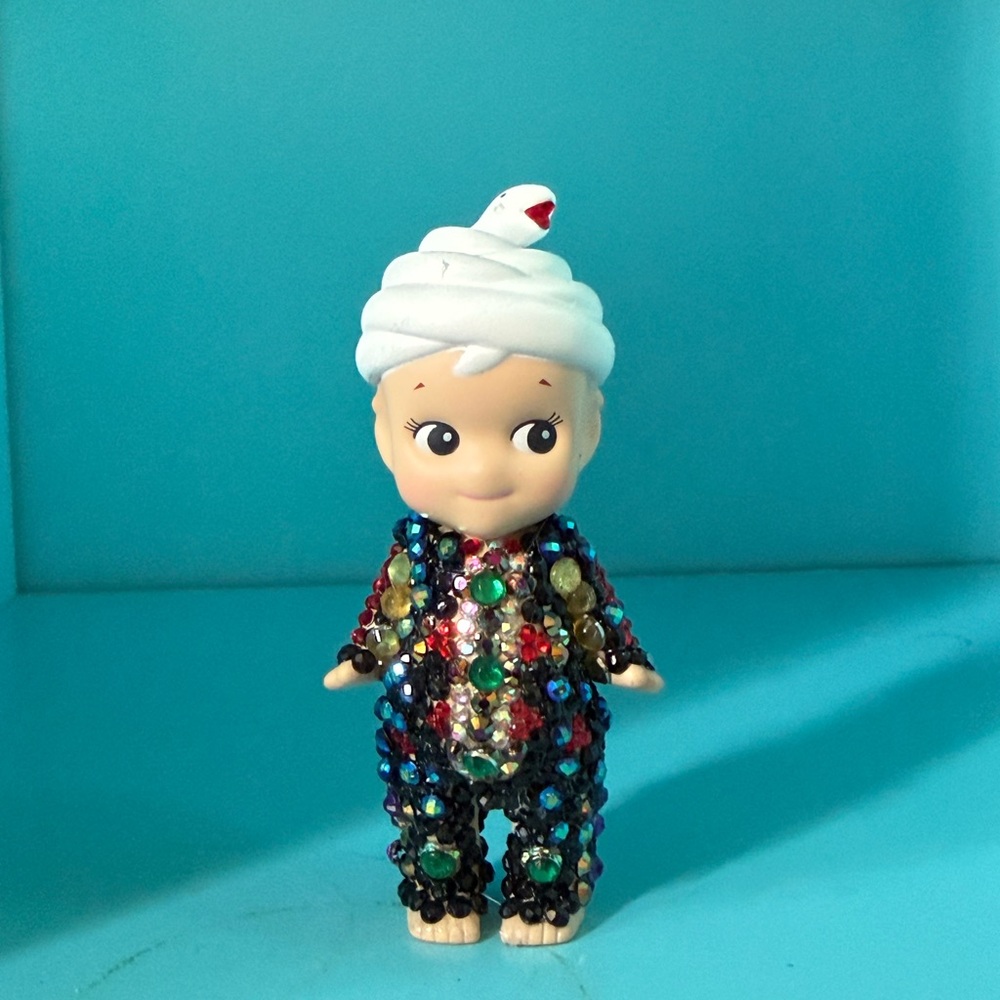 🐍 Custom Snake Scale Sonny Angel – Rhinestone Serpent Edition